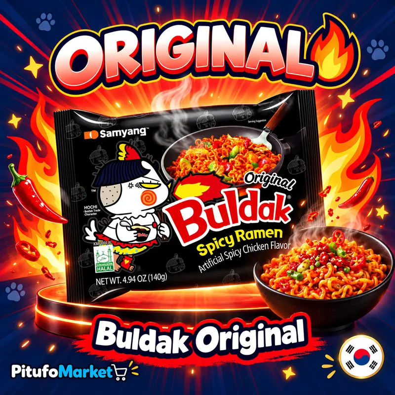Empaque de Buldak Original de Samyang, 140 g